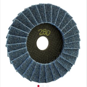 96743 - 10 - Blue grit 280 - TRIMFIX Fleece Flap - 125 x 22,2 mm, fine, fleece flap disc - HTS68053000 - DE - _maxrpm - 12200