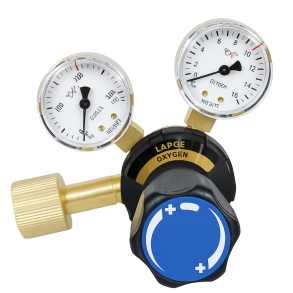 9022310 - Regulator Large Oxygen - Work area (bar) 0 - 10 O EN ISO 2503 Class 3 200 bar 10 bar Content pressure gauge (bar) 0 - 315 Work pressure gauge (bar) 0 - 16 Connection Inlet W 21.8 x 1/14