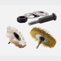 10017 - 1 - MINI MAX Clamping Shaft - 6 mm shaft, for polishing rings and wire wheels  - HTS84679900 - DE - _maxrpm - 8000