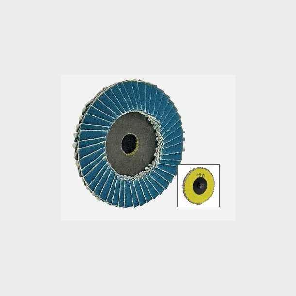 15734 - 20 - PINLOC Cool Top flap disc - 63 mm, grit 40 - HTS68051000 - IE - _maxrpm - 19000