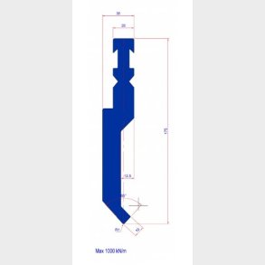 P2RFA-175 85� R1 - Bystronic Punch P2RFA-175 85� R1 L=515 - 2044341 - 12,5 kg - ref. EB1185010-515 Italy