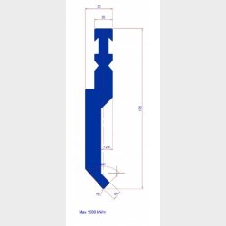 P5RFA-175 30� R1 - Bystronic Punch P5RFA-175 30� R1 L=515 - 2044356 - 9,8 kg - ref. EB1230010-515 Italy