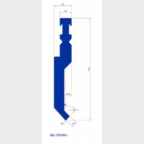 P5RFA-175 30� R1 - Bystronic Punch P5RFA-175 30� R1 L=515 - 2044356 - 9,8 kg - ref. EB1230010-515 Italy