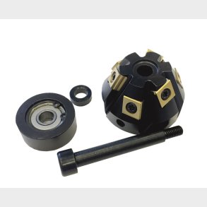 27223 - 30� MILLING HEAD 30� cutting head (including inserts, screws, bolts and roller). Guide roller diameter � 34 mm / 1.34 in BEVL2046