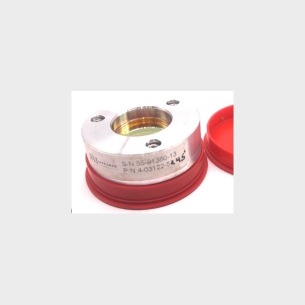 4-03122 - fits  ZNSE P.R. Mounted 1.0""DIA .236""THK 30MCC/30MCX 65%/AR** mounted in M18-10-OC BLACK ANODISED DIAM.: 25.4 MM(1.0'') THK.: 6 MM (0.236'') S1: 30MCC-65% R S2: 30MCX-AR