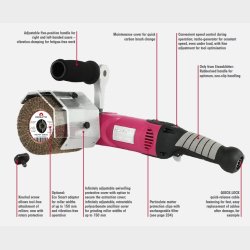 40002 - 1 - POLY-PTX 800 Machine (EU) - 1,750 watts, 220 - 240 volts, in case, incl. fleece wheel - HTS84672959 - CZ - _maxrpm - 3800