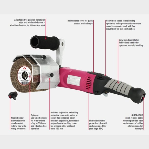 40002 - 1 - POLY-PTX 800 Machine (EU) - 1,750 watts, 220 - 240 volts, in case, incl. fleece wheel - HTS84672959 - CZ - _maxrpm - 3800