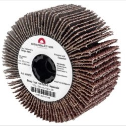 40430 - 4 - Flap wheel with M14 thread - 105 x 50 mm, grit 24 - HTS68051000 - DE - _maxrpm - 5000