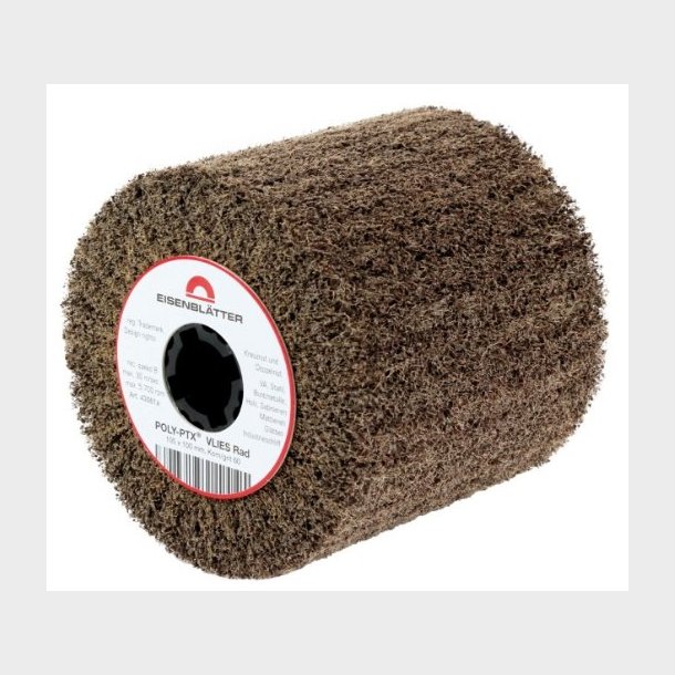 43061a - 4 - POLY-PTX Fleece Wheel - 105 x 100 mm, grit 60 - HTS68053000 - DE - _maxrpm - 5000