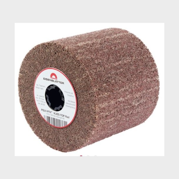 43102 - 2 - POLY-PTX Fleece Top Wheel - 112 x 100 mm, grit 80 - HTS68053000 - DE - _maxrpm - 5000