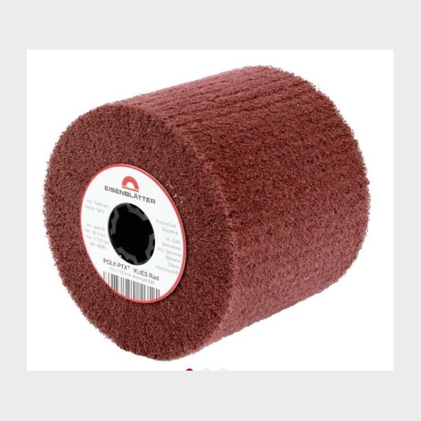 43281 - 4 - POLY-PTX Fleece Wheel - 115 x 100 mm, grit 280 - HTS68053000 - DE - _maxrpm - 5000