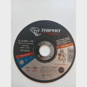 C026 - Taipan Original Cutting disc Ultra-Thin �125  1,6 mm - alt. Ref. TO-6220