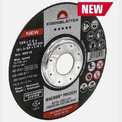 85512 - 25 - MAGNUM PRECICUT High precision  - 125 x 22.2 mm, 1.0 mm thinkness, cutting disc - HTS68042212 - IT - _maxrpm - 12250