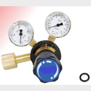 9022310 - Regulator Large Oxygen - Work area (bar) 0 - 10 O EN ISO 2503 Class 3 200 bar 10 bar Content pressure gauge (bar) 0 - 315 Work pressure gauge (bar) 0 - 16 Connection Inlet W 21.8 x 1/14