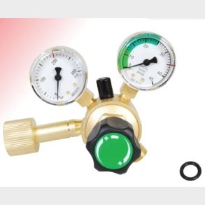 9034410 - Regulator Medium CO2 - Nominal work flow (l/min) 0 - 25 N EN ISO 2503 200 bar Content pressure gauge (bar) 0 - 315 Flow pressure gauge (l/min) 0 - 45 Connection Inlet W 21.8 x 1/14