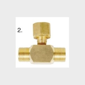 9040021 - T-connection fits flowmeter