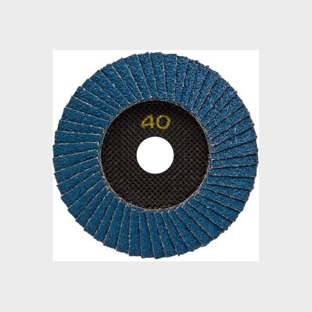 91824 - 40 - TRIMFIX MUSTANG - 125 x 22,2 mm, grit 40, zircon flap disc for INOX - HTS68051000 - DE - _maxrpm - 12200