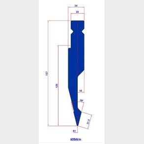 PUNCH TOW202 28� R=1 H=120 L=200 - 981126 - 3,9 kg -  Italy