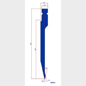 LPJ15W.26� R=1 new H=194 L=510 - Punch - 988738 - 13,1 kg - ref. E81226010-510W -  Italy