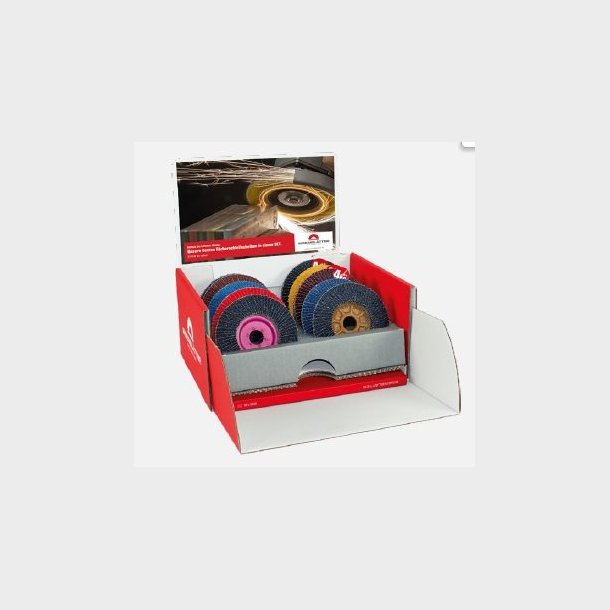99316 - 1 - Flap Disc Test Box, German-language - includes 10 different flap discs - HTS68051000 - DE - _maxrpm - 12200