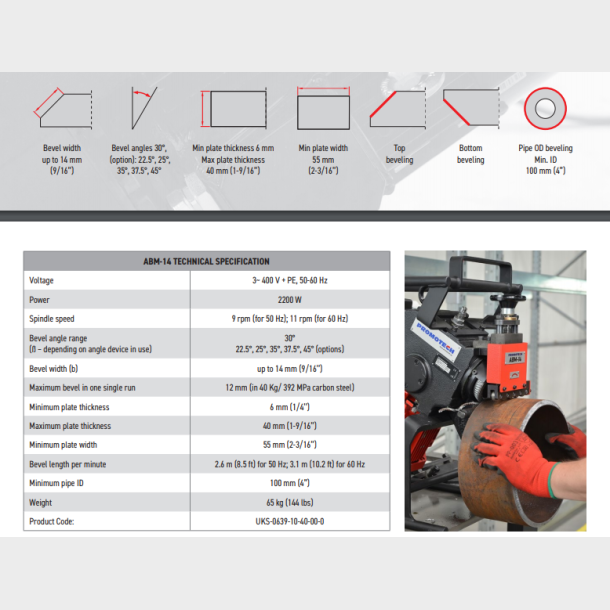 P013.-ABM 14.-with cutter for stainless steel