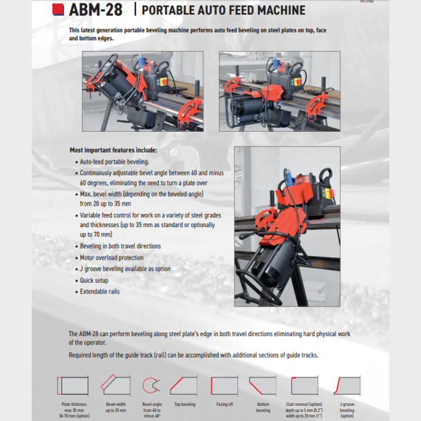 P013.-ABM 28.-milling head and cutting inserts included