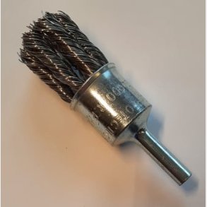 R022 - Spindle mount end brush Taipan �20 x 35mm s/steel - alt. Ref. TO-3678