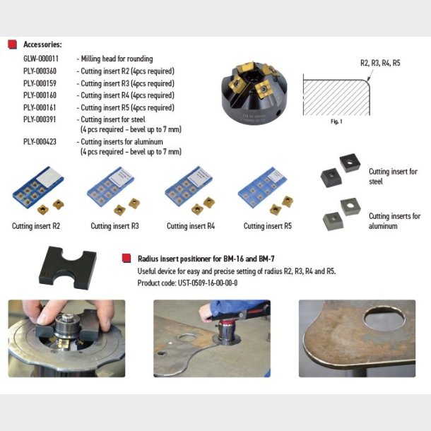P013.-BM-16.-milling head and cutting Inserts not included