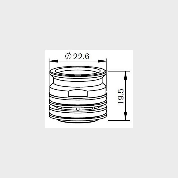71502036 - AM367-2036 - AM-NOZZLE ADAPTOR WITH 8 HOLES - AL248.E - Pieces per PK - 1