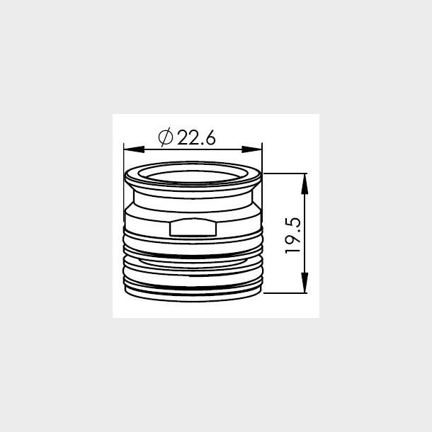 71502036 - AM367-3036 - AM-NOZZLE ADAPTOR WITH  12 HOLES - AL348.E - Pieces per PK - 1