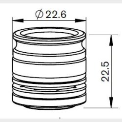 71712350 - 7973459 - AM367-0360 - AM-NOZZLE ADAPTOR WITH HOLES - AL360.E - Pieces per PK - 1