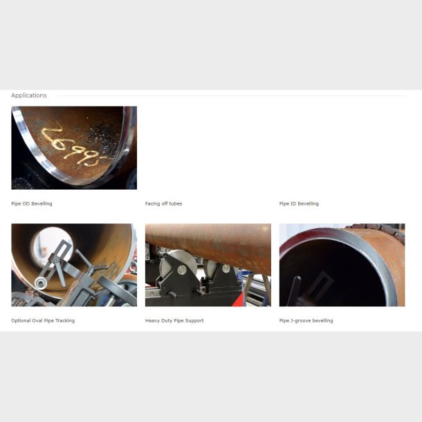 PRO-40 PBS stationary pipe beveling machine