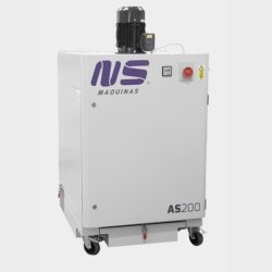 N004 - AS200 Dust Extractor with filtering efficiency Up to 2,2 kW  Dry operation of 99,9%.