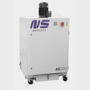 N004 - AS200 Dust Extractor with filtering efficiency Up to 2,2 kW  Dry operation of 99,9%.