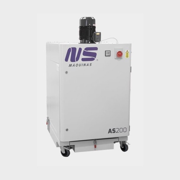 N004 - AS200 Dust Extractor with filtering efficiency Up to 2,2 kW  Dry operation of 99,9%.