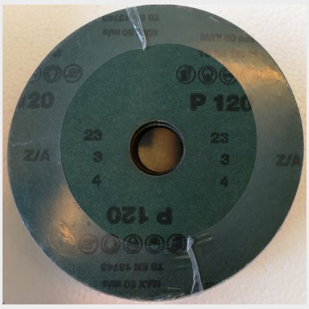 K020 - Fiber disc Taipan Zirconium �125  Grit 120 - alt. Ref. TO-4026