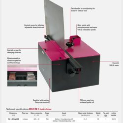 30310 - 1 - ROLEI BE 5 - sheet metal deburring machine 380 volts, 50 Hz - HTS84601900 - DE - _maxrpm -