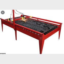P007 - RoboCut PlasmaCam Samson 510 Table 5 ft x 10 ft.  (1,5 meter x 3,0 meter) Model 510 cutting system with advanced Software and digital height control weight 687 lbs ca. 315 kg.