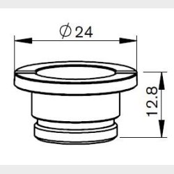 46683301110 - MZ335-1110 - MZ-CENTRAL COPPER BODY - AL74.E - Pieces per PK - 1