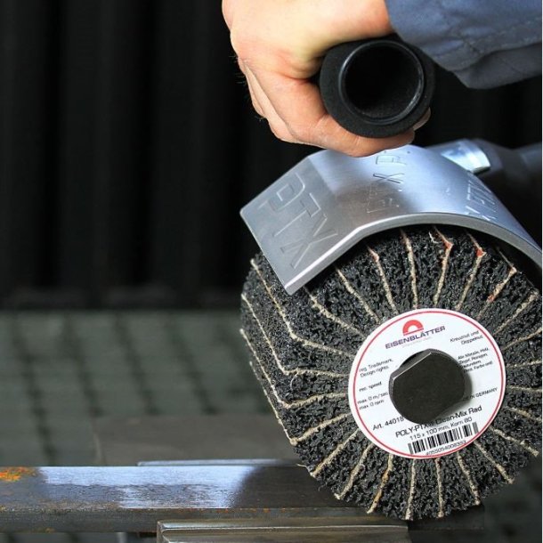 44018 - 2 - POLY-PTX Clean-Mix Wheel - 115 x 100 mm, grit 80 - HTS68053000 - DE - _maxrpm - 5000