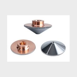 120GJT0610 - RT120-0610 - RAYTOOLS M14 CONICAL DOUBLE NOZZLE D. 1,0mm  CHROME PLATED ORIGINAL PART - L0610.E - Pieces per PK - 1