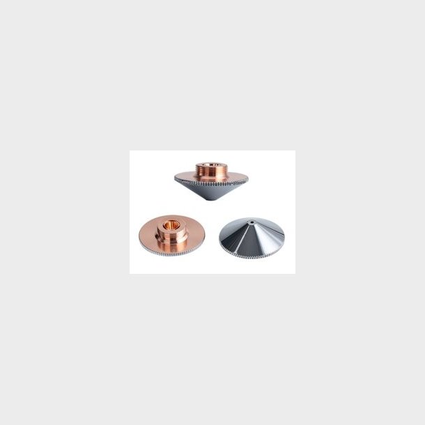 120GJT0645 - RT120-0645 - RAYTOOLS M14 CONICAL DOUBLE NOZZLE D. 4,5mm  CHROME PLATED ORIGINAL PART - L0645.E - Pieces per PK - 1