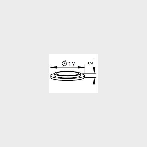 46683301160 - MZ335-1160 - MZ-COPPER RING 17x2 - AL82.E - Pieces per PK - 1