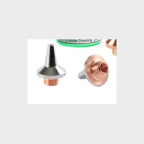 120GJT0208 - RT120-0208 - RAYTOOLS M8 3D DOUBLE NOZZLE D. 0,80mm  CHROME PLATED ORIGINAL PART - L0208.E - Pieces per PK - 1