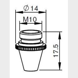 46603350520 - MZ321-0520X - MZ-NOZZLE � 1.5 - L30252.E - Pieces per PK - 10