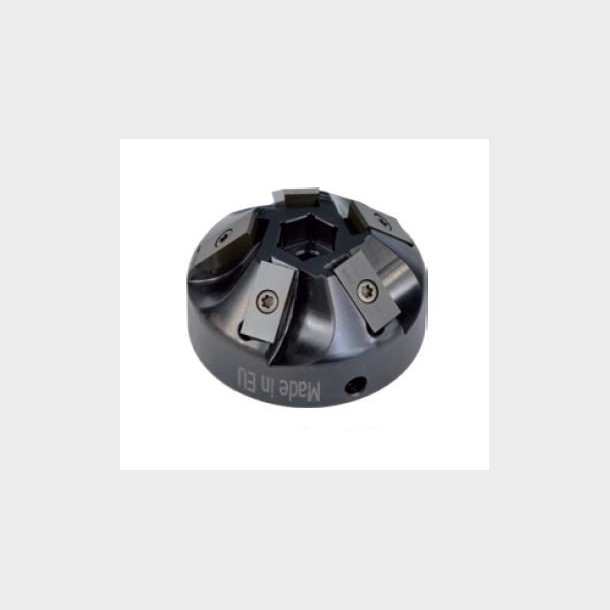 GLW-000006 - P013.-Chamfer milling head  45deg.-Suitable insert fixing screw: SRB-000290Suitable cutting inserts (P/C): PLY-000395PLY-000195(5 inserts per milling head) ref. BEVL2005