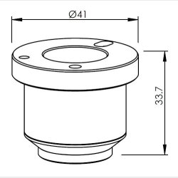 1906032 - Nozzle holder M12 - TR407-6032 - TR-CERAMIC COOLLINE - AL497.E - Pieces per PK - 1