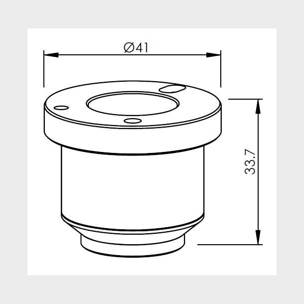 1906032 - Nozzle holder M12 - TR407-6032 - TR-CERAMIC COOLLINE - AL497.E - Pieces per PK - 1