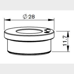 281330-OEM - Nozzle Holder - Ceramic OEM Original PRECITEC KT B2. P0571-260-00001