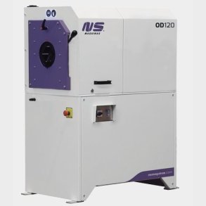 N004 - OD120 Orbital tube deburring machine cleans burrs away and removes sharp edges caused by sawing from the tube.